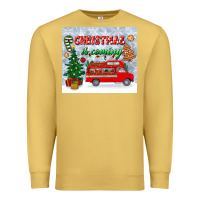 Antique Gold christmas is coming tumbler Premium Sweatshirt - BundleAndBundleShop