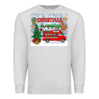 Dove Grey christmas is coming tumbler Premium Sweatshirt - BundleAndBundleShop