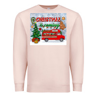 Pale Pink christmas is coming tumbler Premium Sweatshirt - BundleAndBundleShop