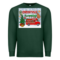 Sports Green christmas is coming tumbler Premium Sweatshirt - BundleAndBundleShop