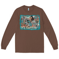 Chestnut cross western background Long Sleeve Tee - AdoDesignShop