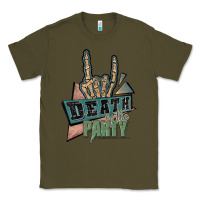 Army Green death of the party white Classic Tee - JahusDesignShop