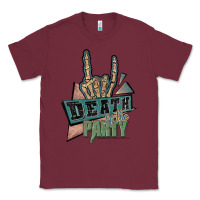 Burgundy death of the party white Classic Tee - JahusDesignShop
