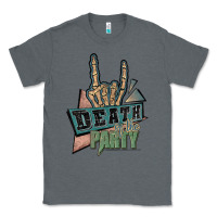 Charcoal Heather death of the party white Classic Tee - JahusDesignShop