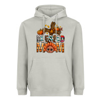 Moon Dust Western Blessed Mom With Cross Heavyweight Hoodie - BundleAndBundleShop