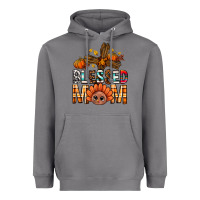Storm Western Blessed Mom With Cross Heavyweight Hoodie - BundleAndBundleShop