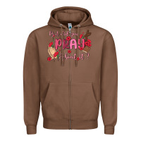 Chestnut but did you pray about it Zipper Hoodie - MaliasSmallBusiness