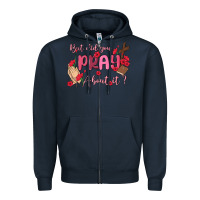 Navy but did you pray about it Zipper Hoodie - MaliasSmallBusiness