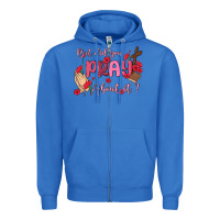 True Royal but did you pray about it Zipper Hoodie - MaliasSmallBusiness