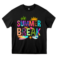 Black summer break Heavy Core Tee - RanaPortraitStore