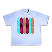 Grape Ice Colored Farm Life Purple Wood Jute Cyan Glitter Brush Strokes Urban Heavy Tee - Bettercallsaul