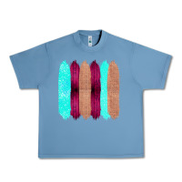 Pebble Blue Colored Farm Life Purple Wood Jute Cyan Glitter Brush Strokes Urban Heavy Tee - Bettercallsaul