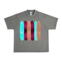 Tornado Colored Farm Life Purple Wood Jute Cyan Glitter Brush Strokes Urban Heavy Tee - Bettercallsaul