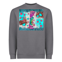 Storm mommy leopard turquoise Heavyweight Sweatshirt - JahusDesignShop