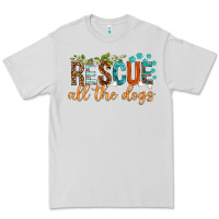 Dove Grey rescue all the dogs Premium Tee - texasbilliewilder