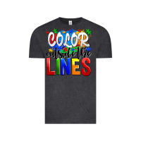Vintage Black color outside the lines Vintage Tee - AdoDesignShop