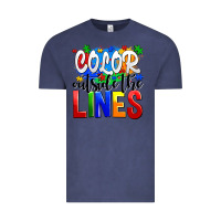 Vintage Denim color outside the lines Vintage Tee - AdoDesignShop