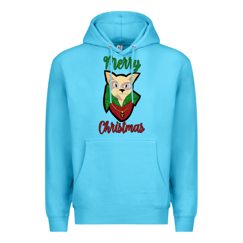 Merry Christmas Cat Premium Hoodie by Bettercallsaul | Teevron