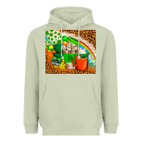 Matcha Coffee Cups St Patricks Day Tumbler Heavyweight Hoodie - BundleAndBundleShop