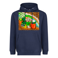Navy Coffee Cups St Patricks Day Tumbler Heavyweight Hoodie - BundleAndBundleShop