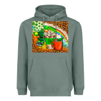 Sage Coffee Cups St Patricks Day Tumbler Heavyweight Hoodie - BundleAndBundleShop