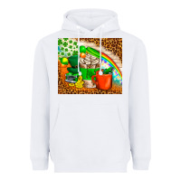 White Coffee Cups St Patricks Day Tumbler Heavyweight Hoodie - BundleAndBundleShop