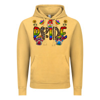 Vintage Mustard pride gnome Vintage Hoodie - CowhideDigitalArt