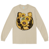 Mushroom horseshoe sunflower camouflage Long Sleeve Tee - AdoDesignShop