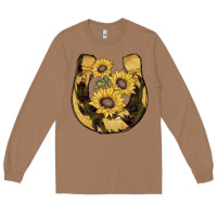Toasted Coconut horseshoe sunflower camouflage Long Sleeve Tee - AdoDesignShop