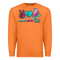 Carrot peace love roller skate Premium Sweatshirt - BundleAndBundleShop
