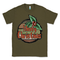 Army Green Merry Christmas Classic Tee - JahusDesignShop