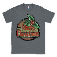 Charcoal Heather Merry Christmas Classic Tee - JahusDesignShop