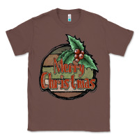 Chestnut Merry Christmas Classic Tee - JahusDesignShop