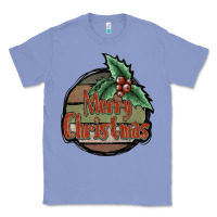 Colony Blue Merry Christmas Classic Tee - JahusDesignShop