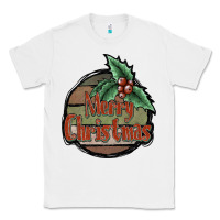 White Merry Christmas Classic Tee - JahusDesignShop
