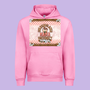 Oversimulated Mama University Urban Hoodie Designed By Tumblerdesignbyshophia