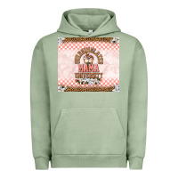 Pigment Oil Green Oversimulated mama university Urban Hoodie - TumblerDesignByShophia