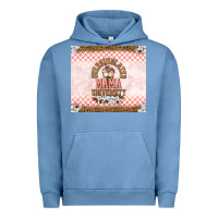 Pigment Pebble Blue Oversimulated mama university Urban Hoodie - TumblerDesignByShophia