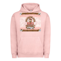 Pigment Salmon Oversimulated mama university Urban Hoodie - TumblerDesignByShophia
