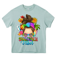 Arona messy bun summer vibes Heavy Core Tee - RanaPortraitStore