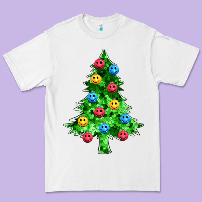 Sequin's Christmas Tree Premium Tee Designed By Zillion Design Studio