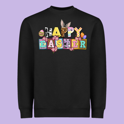 Happy Easter Heavyweight Sweatshirt Designed By Adodesignshop