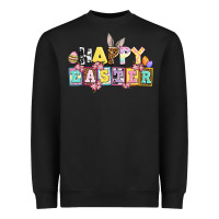 Black happy easter Heavyweight Sweatshirt - AdoDesignShop