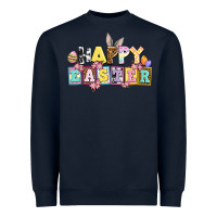 Navy happy easter Heavyweight Sweatshirt - AdoDesignShop