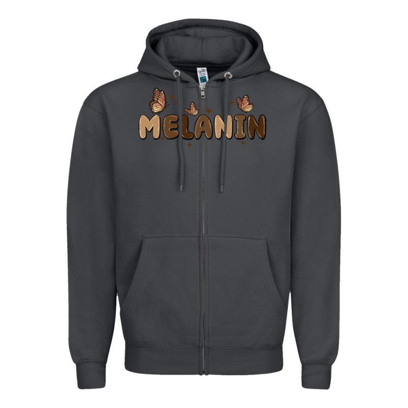 Melanin Zipper Hoodie by MaliasSmallBusiness | Teevron
