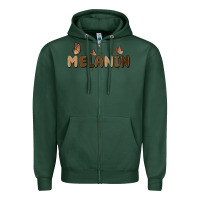 Sports Green melanin Zipper Hoodie - MaliasSmallBusiness