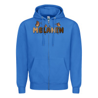 True Royal melanin Zipper Hoodie - MaliasSmallBusiness