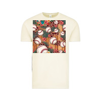 Vintage Arctic baseball leopard seamless pattern Vintage Tee - JahusDesignShop