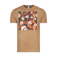 Vintage Camel baseball leopard seamless pattern Vintage Tee - JahusDesignShop