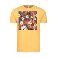 Baseball Leopard Seamless Pattern Vintage Tee | Teevron